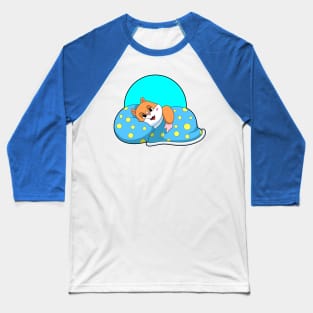 Hamster at Sleeping with Blanket Baseball T-Shirt